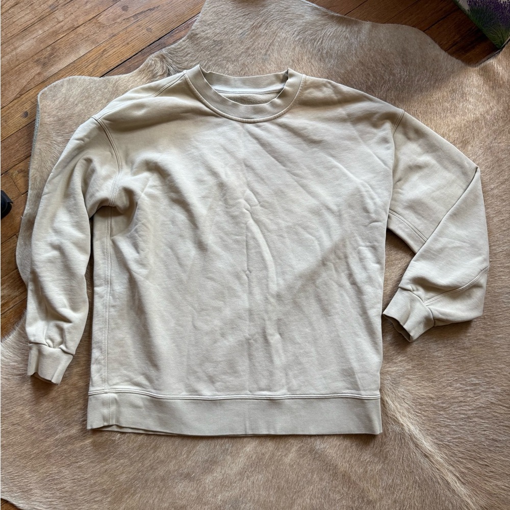 lululemon athletica Women's Cream Crewneck Sweater